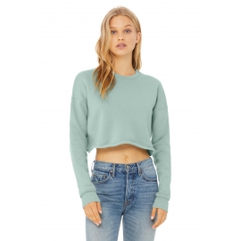 Women´s Cropped Crew Fleece  ! Sweater Dusty