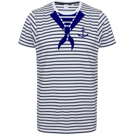 Matrosen  T-Shirt mit Matrosentuch Seemann Gr.S - 3XL zum Feiern JGA Fahrradtour Ausflug Vatertag
