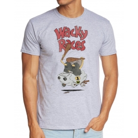 Wacky Races original Herren T-Shirt  Grau BOULDER CAR S M L XL 2XL