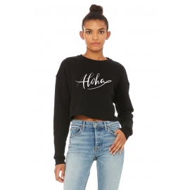 Aloha Bauchfrei Sweatshirt original crops TOP CROP Damen Sweater kurz geschnitten S M L XL Friday Club Black