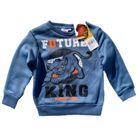 König der Löwen Sweatshirt  Kinder 3 4 6 8 Jahre 98 104 110 116 128 cm grau oder blau