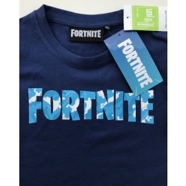 FORTNITE Jungen T-Shirt Gr. 140 152 164 176 10 12 14 16 Jahre Dunkelblau