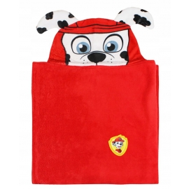 PAW PATROL PONCHO rot oder blau 3D Schlappohren Badetuch zum Schwimmen baden als Bademantel mit Kapuze Marschal und Chase HQ4379