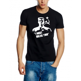 ROCKY gegen DRAGO I must break you ! T-shirt schwarz