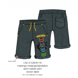 Lego Ninjago Sommershorts Jungen kurze Hose dunkelgrau in den Gr.104 116 128 140 4 6 8 10 Jahre Kindershorts