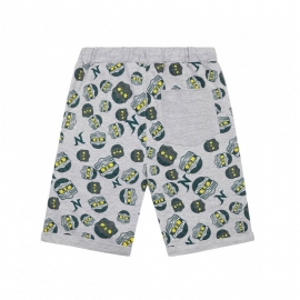 Lego Ninjago Sommershorts Jungen kurze Hose grau LNJ 3-537 in den Gr.104 116 128 140 4 6 8 10 Jahre Kindershorts