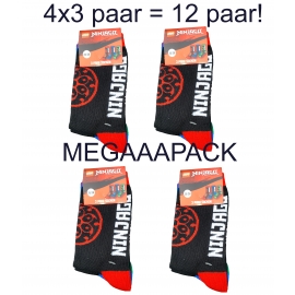 LEGO NINJAGO Socken Set 3 Paar Kindersocken Kinder Strümpfe für Jungen Ninja SCHWARZ Gr.27/30 31/34 35/38