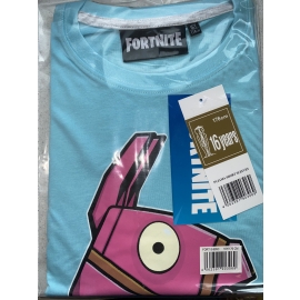 FORTNITE Pyjama Jungen und Mädchen Gr.140 152 164 176 10 12 14 16 Jahre türkis-grau