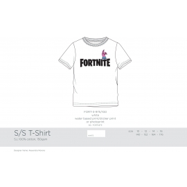 FORTNITE T-SHIRT WEISS Jungen und Mädchen Gr.140 152 164 176 10 12 14 16 Jahre Sonderangebot SALE