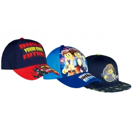 LEGO MOVIE CAP hut hut kick some Butt Jungen und Mädchen Basecap blau Gr 52 und 54