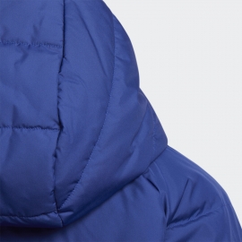 Adidas Kinderjacke Froozy Gr. 128 134 140 152 164 176 leichte Winterjacke mit Daunen Jungen + Mädchen Blau