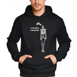 So viel Idioten - so wenig Kugeln HOODIE schwarz