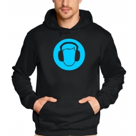 GEHÖRSCHUTZ hoodie schwarz S M L XL XXL