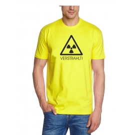 VERSTRAHLT t-shirt gelb RADIOAKTIV S M L XL XXL