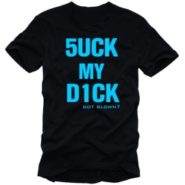 5UCK MY D1CK tshirt blau / hellblau S - XXXL