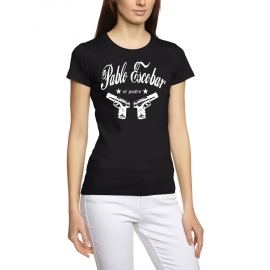 PABLO ESCOBAR GIRLY T-SHIRT el padre schwarz