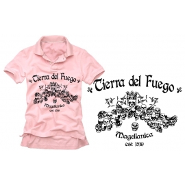 TIERRA DEL FUEGO POLOSHIRT PINK - SCHWARZ S-XXL