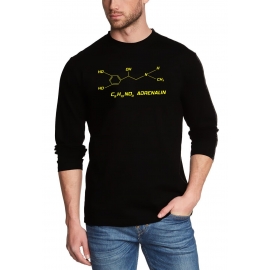 ADRENALIN T-Shirt LANGARM SCHWARZ/GELB S-XXL