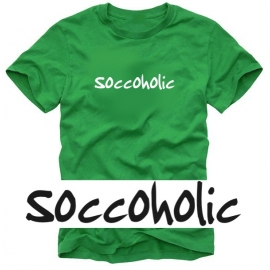 T-shirt Soccoholic grün