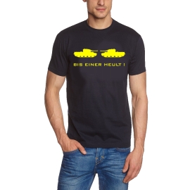 Bis einer heult T-Shirt dunkelblau