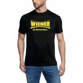 Wiener Schnitzel t-shirt schwarz/gelb