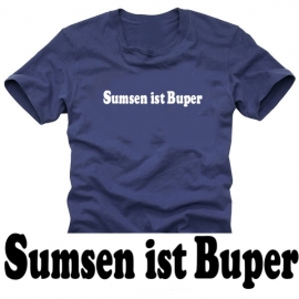 Sumsen ist Buper T-SHIRT navy/weiss