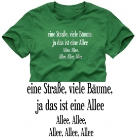 Eine Straße - viele Bäume - Allee Allee T-SHIRT