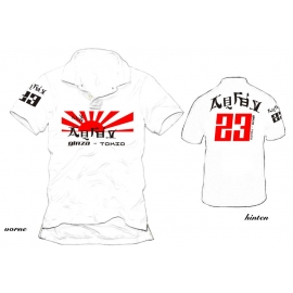 JAPAN - TOKIO POLOSHIRT WEISS