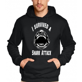 I survived a SHARK ATTACK HOODIE