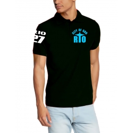 Poloshirt RIO city of god SIEMPRE SAMBA poloshirt  S - XXL