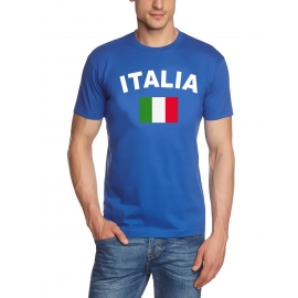 ITALIEN T-SHIRT ITALY ROYALBLAU S M L XL XXL