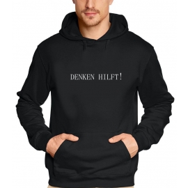 Denken hilft ! KAPUZENSWEATSHIRT