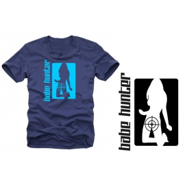 BABEHUNTER T-SHIRT navy/hellblau